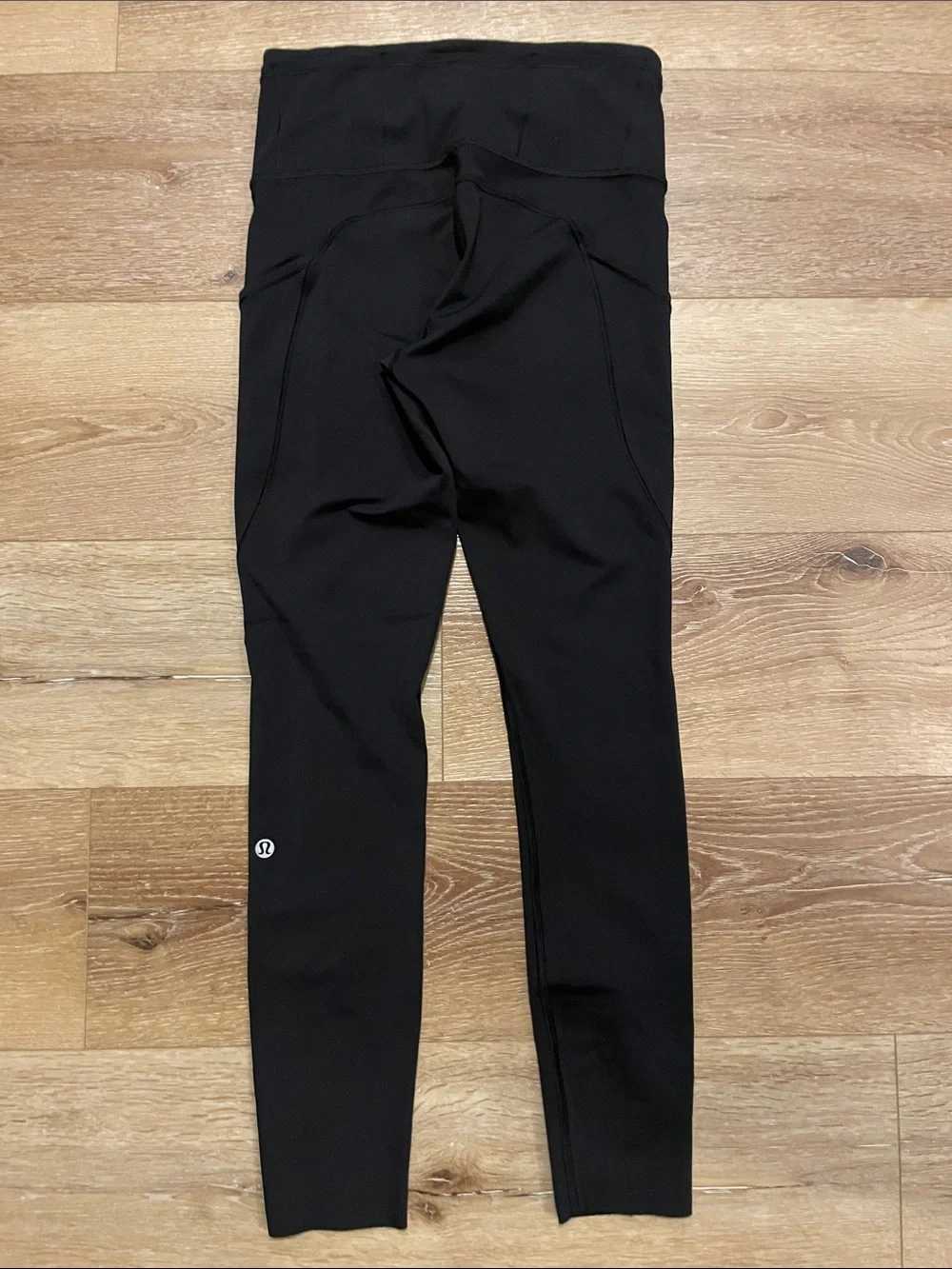 lululemon athletica Black High-Rise Leggings with Ankle Studs